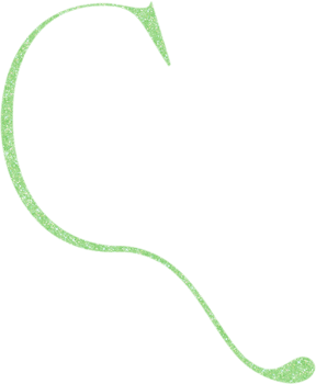 Cute glitter alphabet png