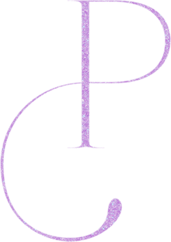 Cute glitter alphabet png