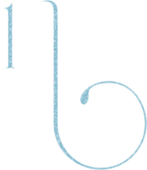 Cute glitter alphabet png