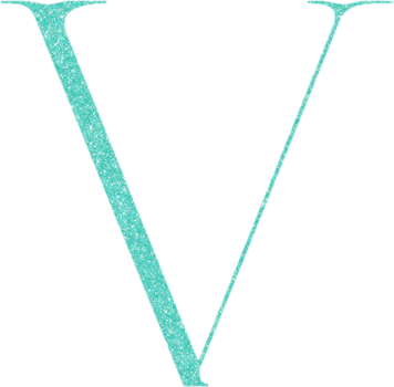 Cute glitter alphabet png