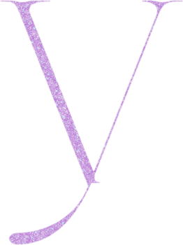 Cute glitter alphabet png