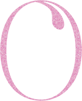 Cute glitter alphabet png