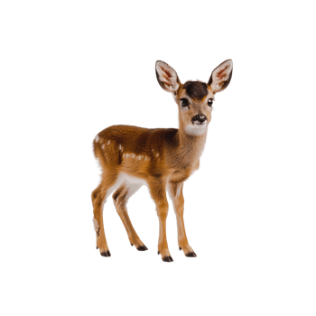Majestic Deer with in Natural Forest Habitat png