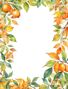 Autumn leaves border background png