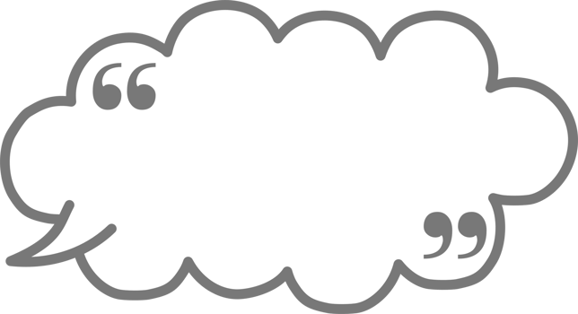 Black and white color speech bubble balloon with quotation marks, icon sticker memo keyword planner text box banner png