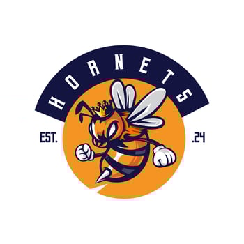 Bee Mascot Logo vector