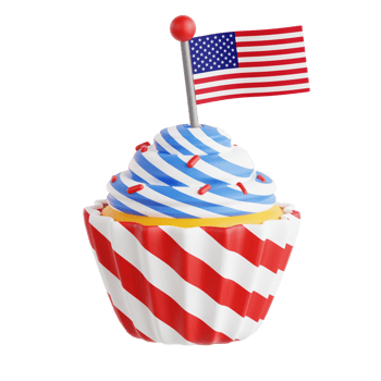 Independence Day America 3D Icon png