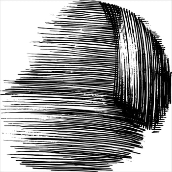 Hand drawn grunge texture. Pencil crosshatch shape. Doodle and sketch style. vector