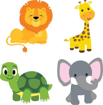 Cute Wildlife Animal Artwork vector