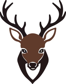 The Deer head vector