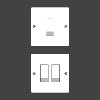 Electric Light Switches Illustration vector