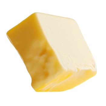 a piece of cheese on a transparent background png