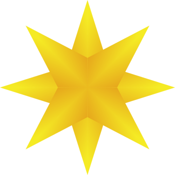 Star gold color png