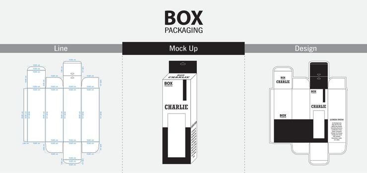 Box Packaging Tamplate vector