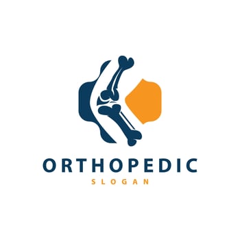 Minimalist Bone Health Logo Illustration Template Design vector
