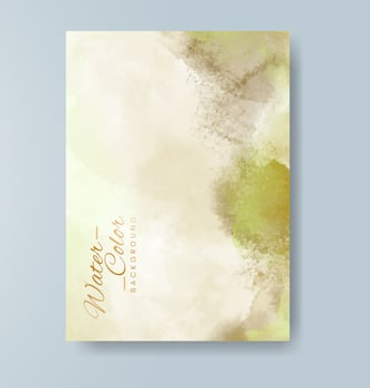 Cards with watercolor background. Design for your cover, date, postcard, banner, logo. vector