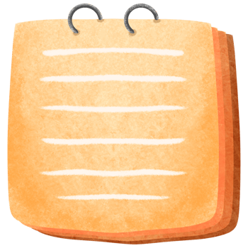 Set of school supplies. Flat illustration in hand drawn style. Back to school png