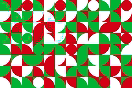 Christmas modern geometric pattern, background vector