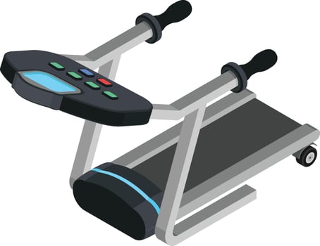 Isometric Treadmill Icon vector