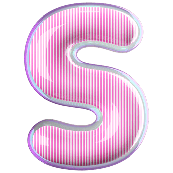 3D Font Letter S uppercase png