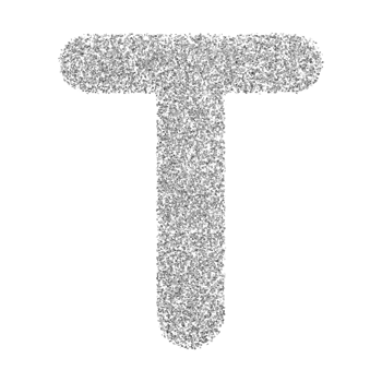 3D Font Letter T uppercase png