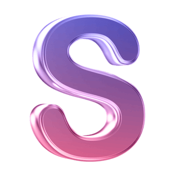 3D Font Letter S uppercase png