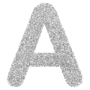 3D Font Letter A uppercase png
