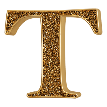 3D Font Letter T uppercase png