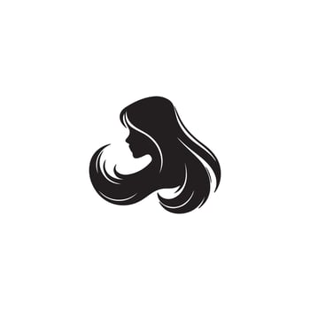 A beauty hair logo embodies elegance, style, and sophistication, representing quality hair care and fashion. vector