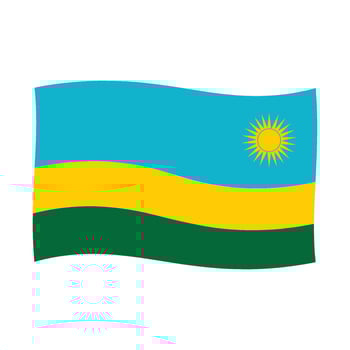 National flag of Rwanda vector