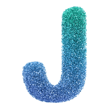 3D Font Letter J uppercase png