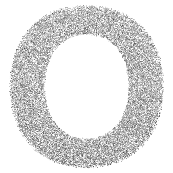 3D Font Letter O uppercase png