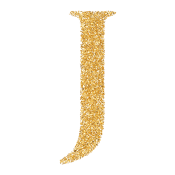 3D Font Letter J uppercase png