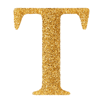 3D Font Letter T uppercase png