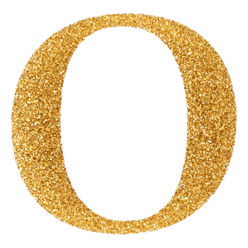 3D Font Letter O uppercase png