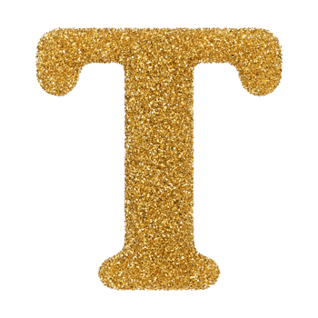 3D Font Letter T uppercase png