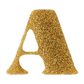 3D Font Letter A uppercase png