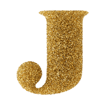 3D Font Letter J uppercase png