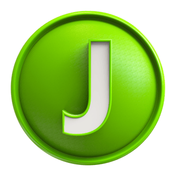 Icon 3D Font Letter J uppercase png