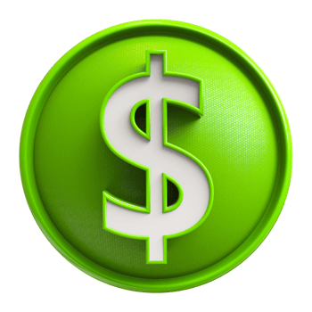 Icon 3D Dollar Symbol png