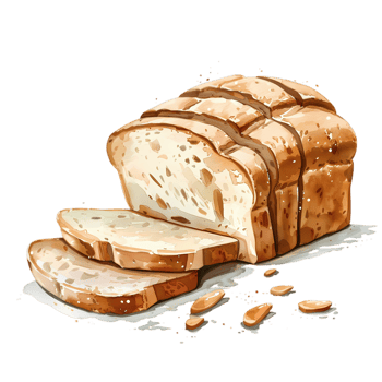 Freshly Baked Bread with Crusty Texture png