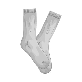 Illustration of women socks vector
