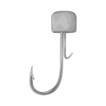 Illustration of fishing hook vector