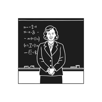 Happy Teachers Day, Teacher, Students, gifts vector