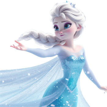 AI-Generated frozen elsa png