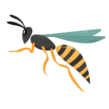 Wasp icon clipart avatar logtotype isolated illustration vector