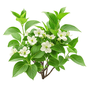 Cornus Canadensis on Transparent Background Cutout png