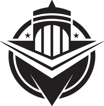 building and architecture logo illustration black and white vector