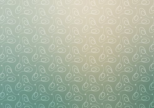 Abstract pattern green line wave soft design background vector