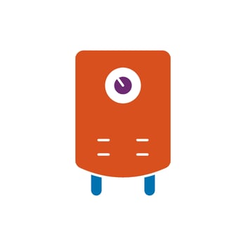 Water Heater icon design templates simple and modern concept vector